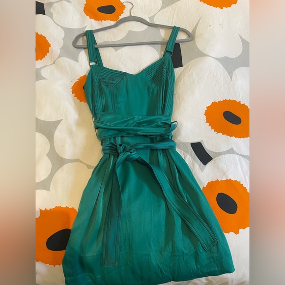 Free people, turquoise bustier bodycon, size 4 - Picture 6 of 10